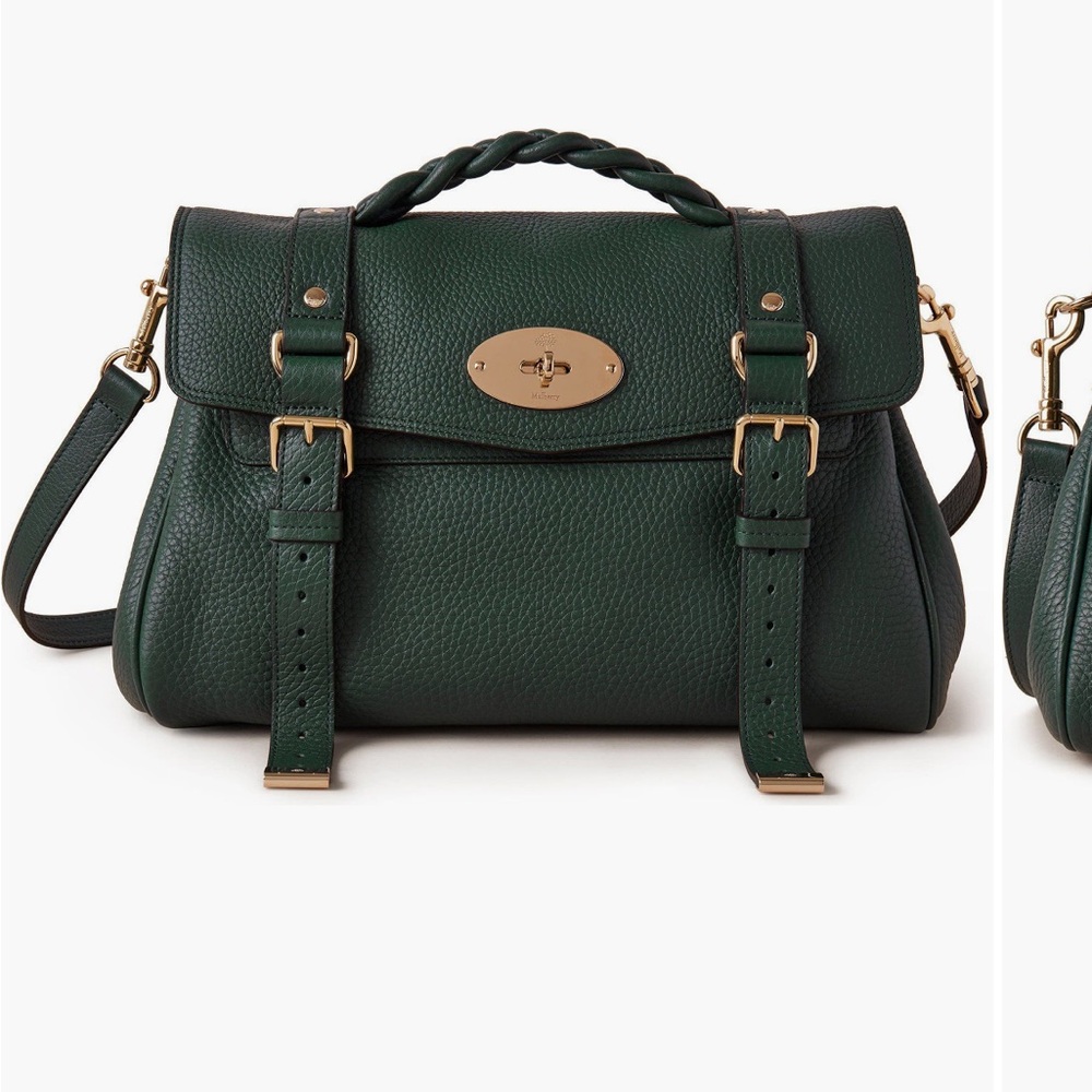 Mulberry Alexa Leather Satchel – Mulberry Green
New With Tags (Authenticated)